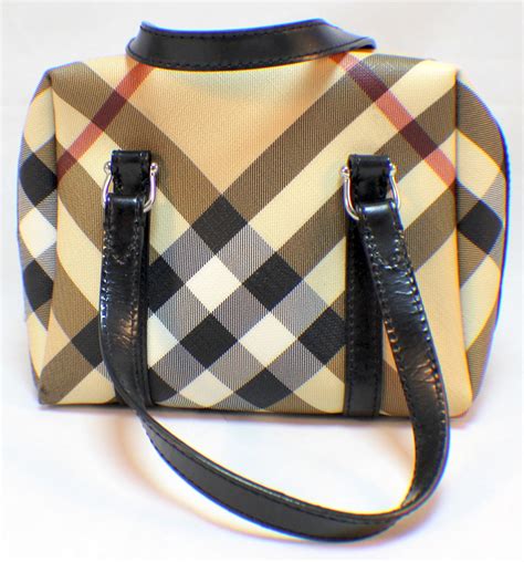 burberry classic plaid purse leather bottom|Burberry purses saks off.